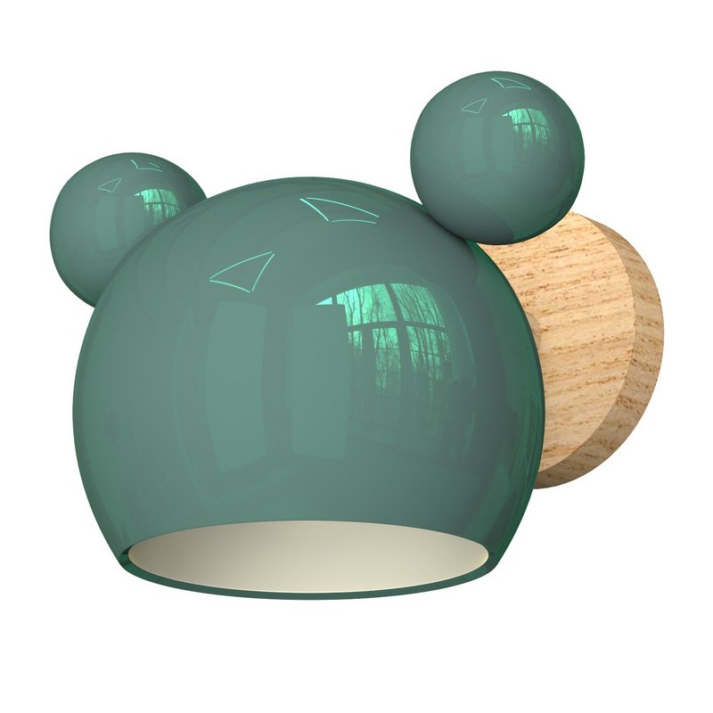 Modern Simplicity Wood Wall Mounted Light with Geometry Shade for Bedroom Image 5