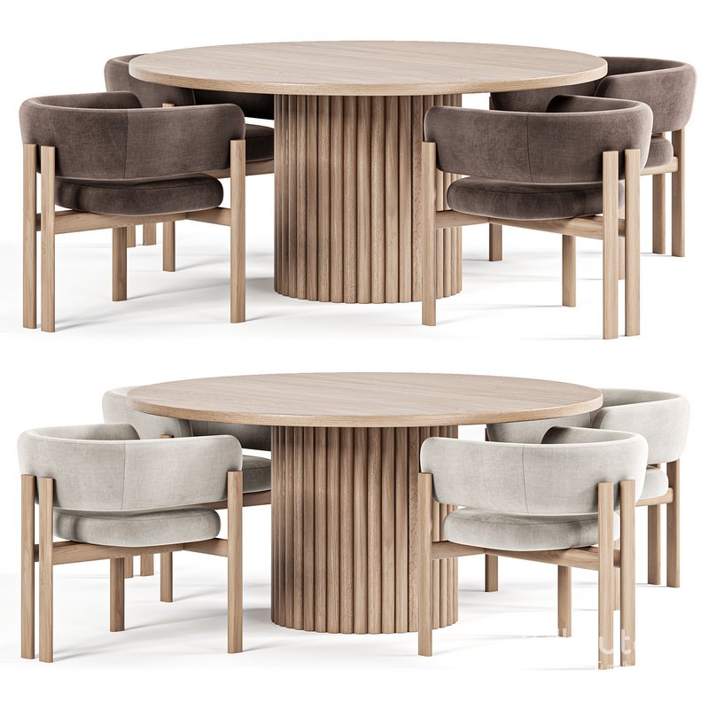 Bakergo Dining Table- Bay Chair Image 3