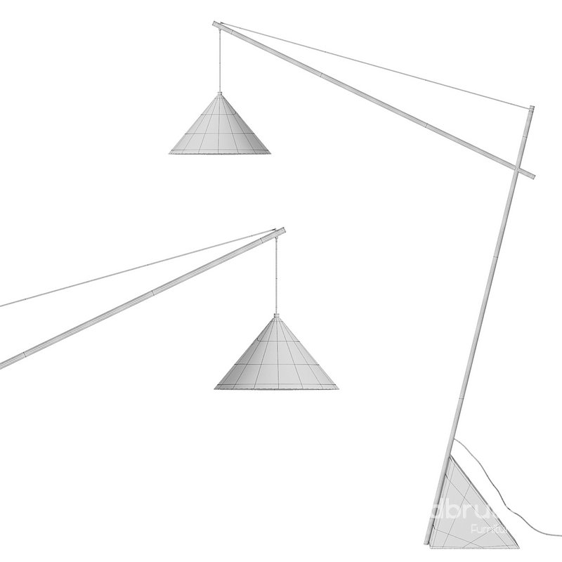 Grande liseuse avec pied en travertin Reyna Image 4