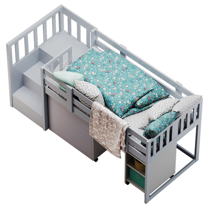 Neutron Mid Sleeper Bed Image 1