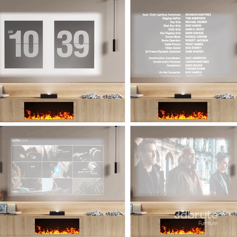 TV wall with laser projector Xiaomi Image 5