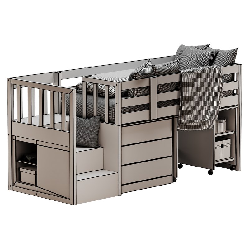 Neutron Mid Sleeper Bed Image 4