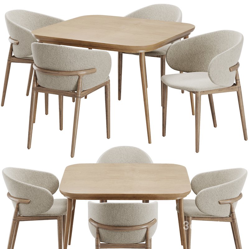 Dinning chair and table set30 Image 1