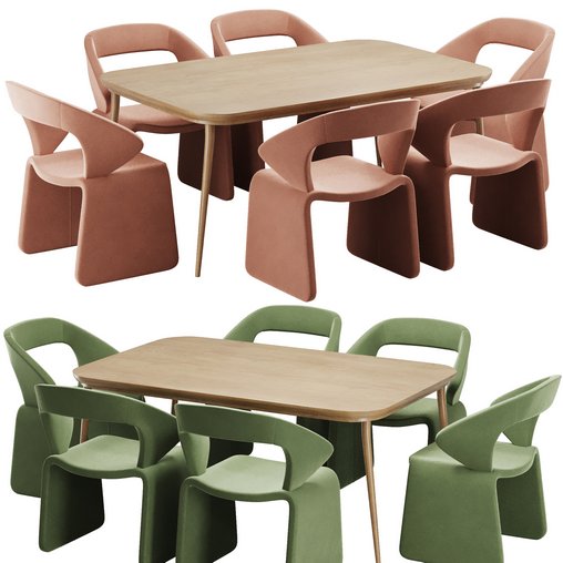 Dinning chair and table48