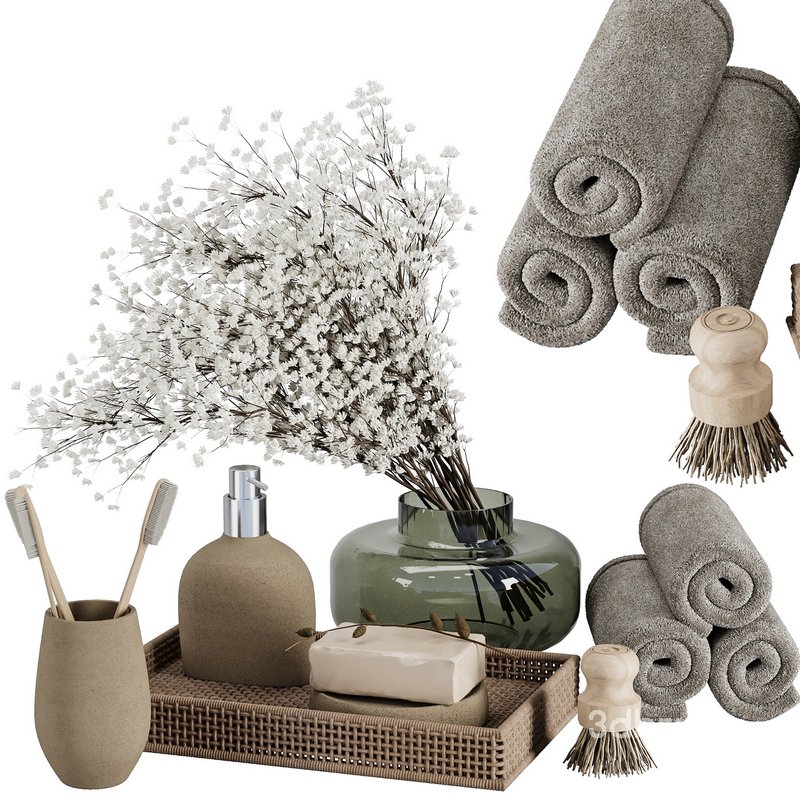 Bathroom accessories SetV21 Image 1