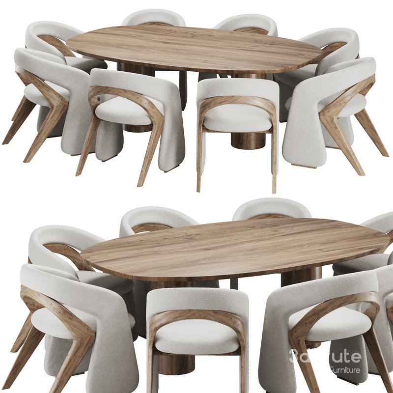 Dinning chair and table40 Image 1