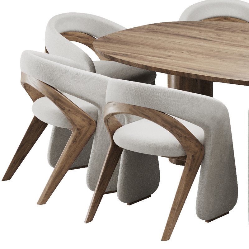 Dinning chair and table40 Image 3