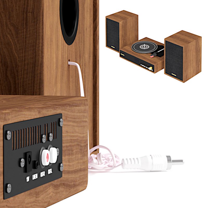 Crosley Alto Turntable Shelf System Image 3