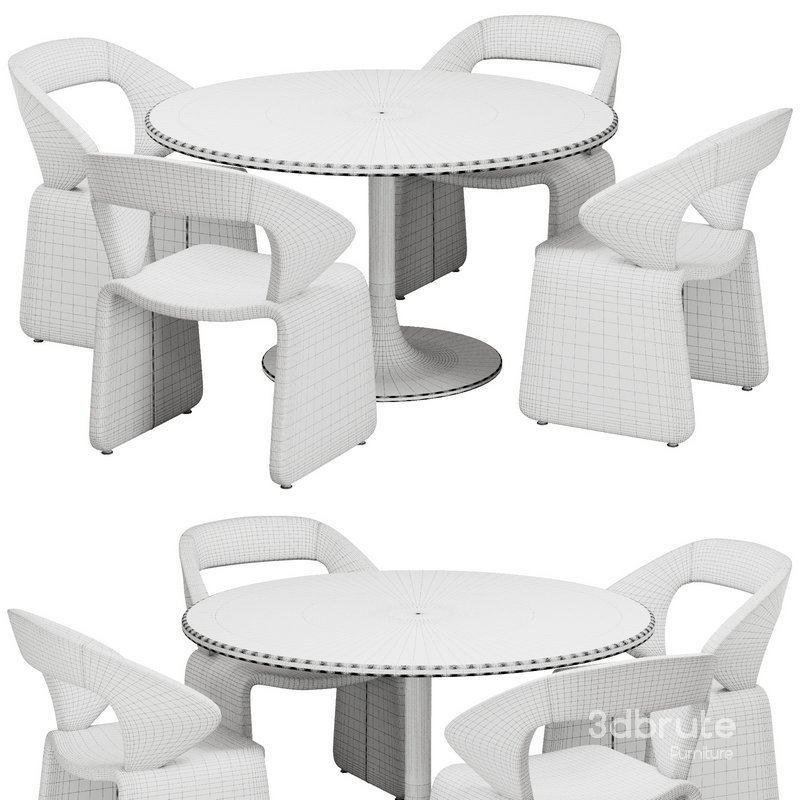 Dinning chair and table45 Image 4