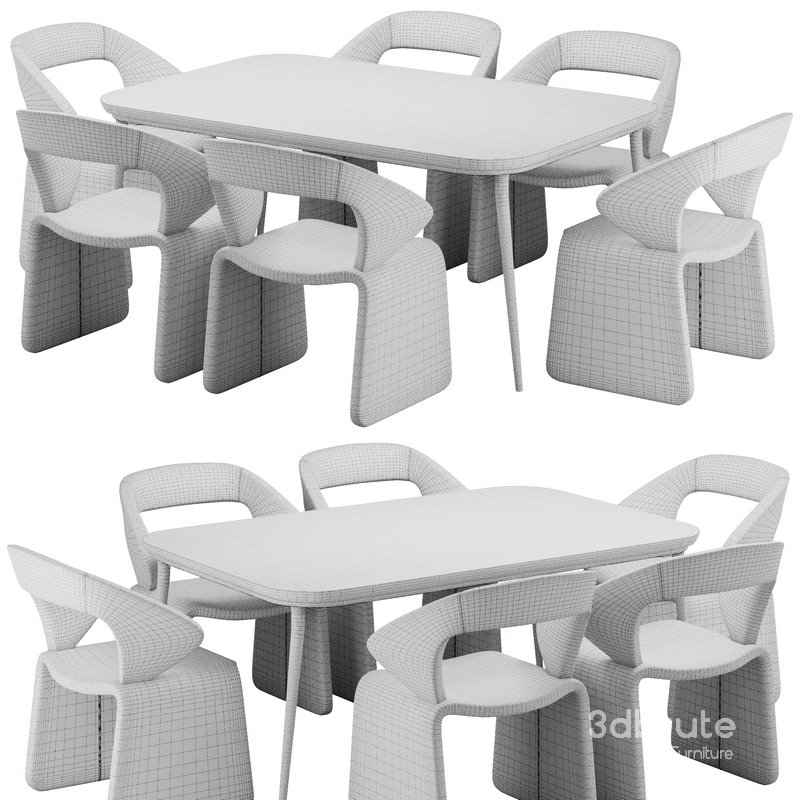 Dinning chair and table48 Image 4
