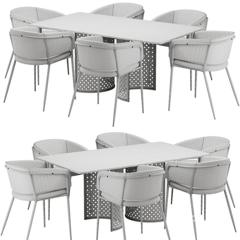 Dinning chair and table44 Image 4