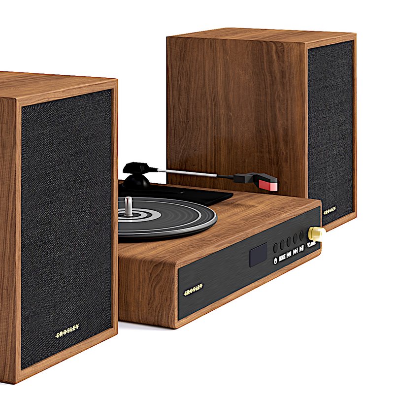 Crosley Alto Turntable Shelf System Image 4