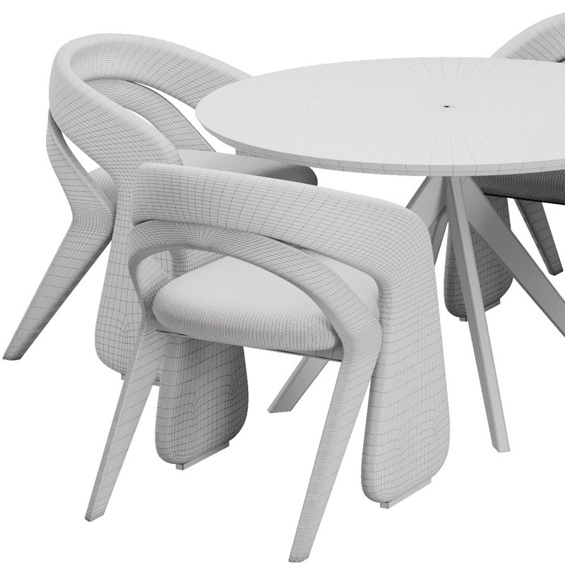Dinning chair and table41 Image 3