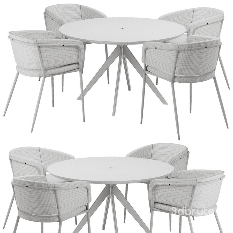 Dinning chair and table43 Image 4