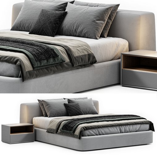 Siena bed by Como