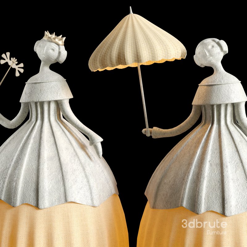 balloon female floor lamp Image 2