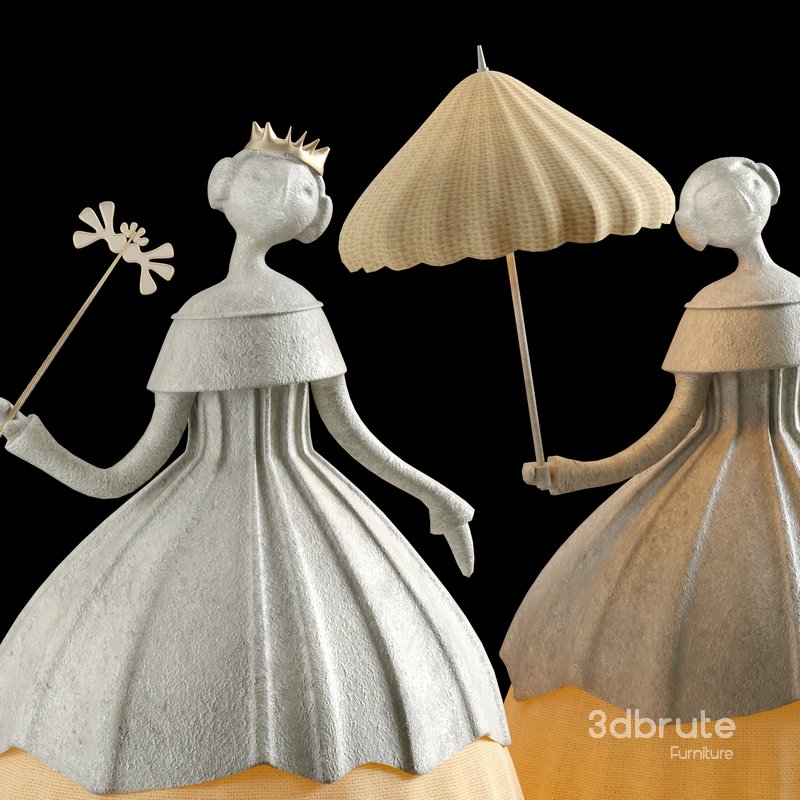 balloon female floor lamp Image 4