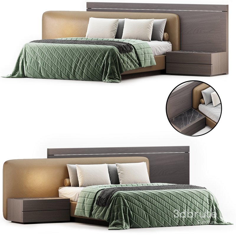 Double bed by Lazzoni Image 3