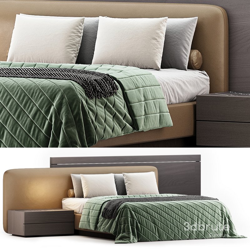 Double bed by Lazzoni Image 1