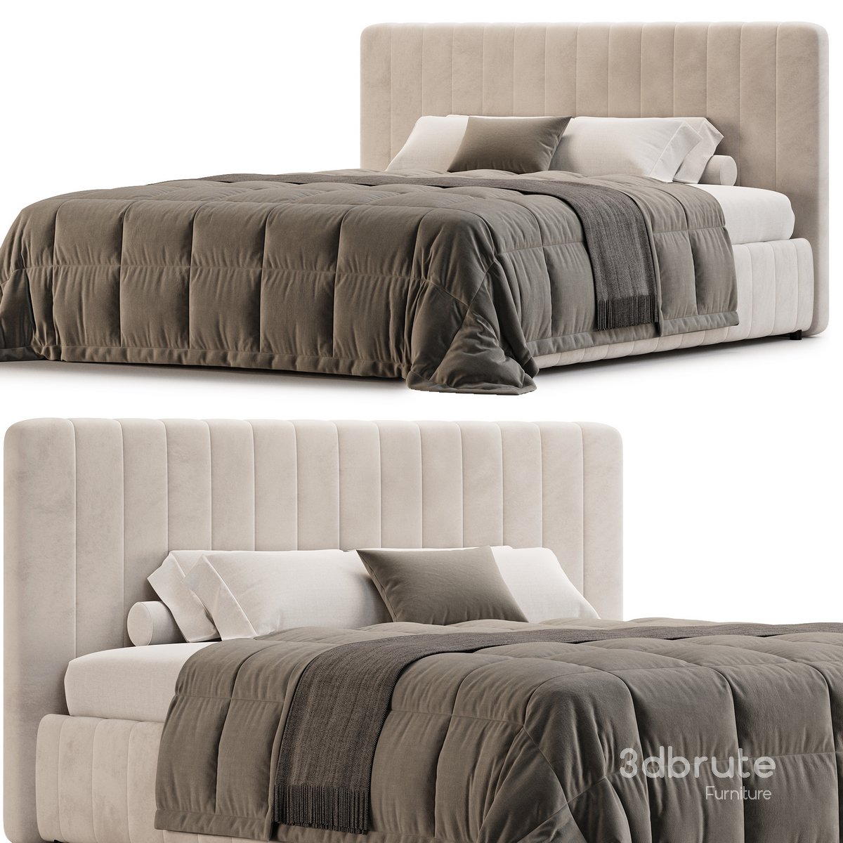Bed Prima Low beige Image 2