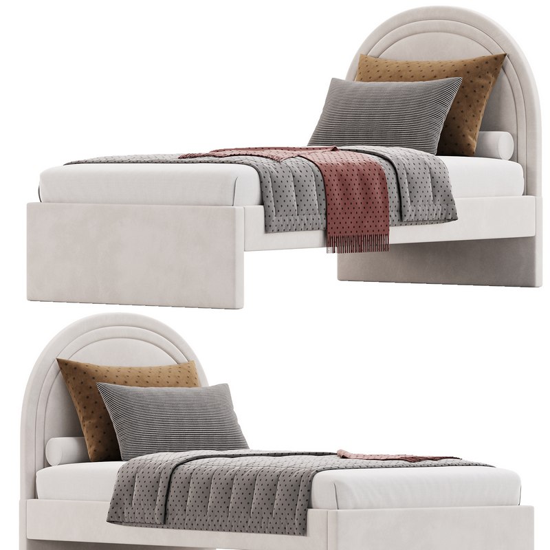 Runda BedRunda 90 Velhat White Image 1