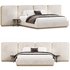 Gem Upholstered King Queen Bed - Thumbnail 3