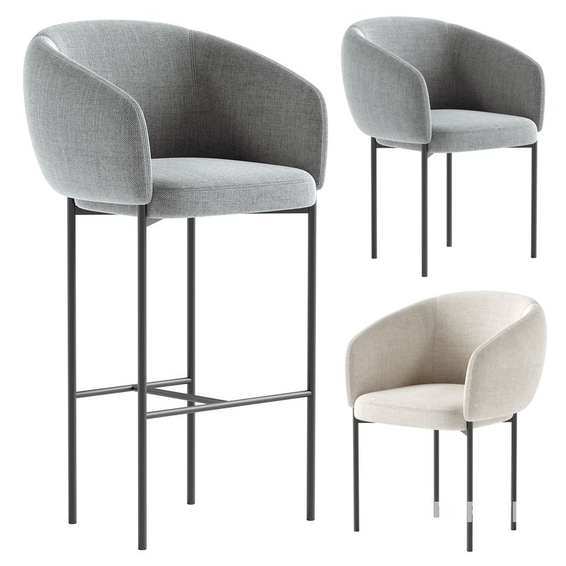 camarosa barstool & camarosa chair Image 1