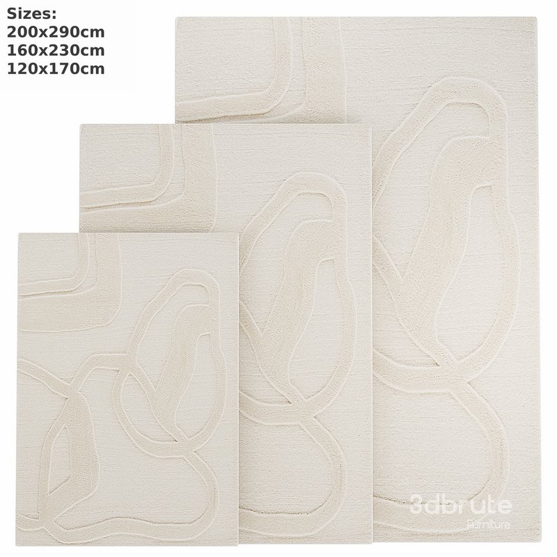 Caila Abstract Wool Rug Image 1