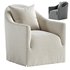 Trudeaux Slipcover Swivel Chair - Thumbnail 3