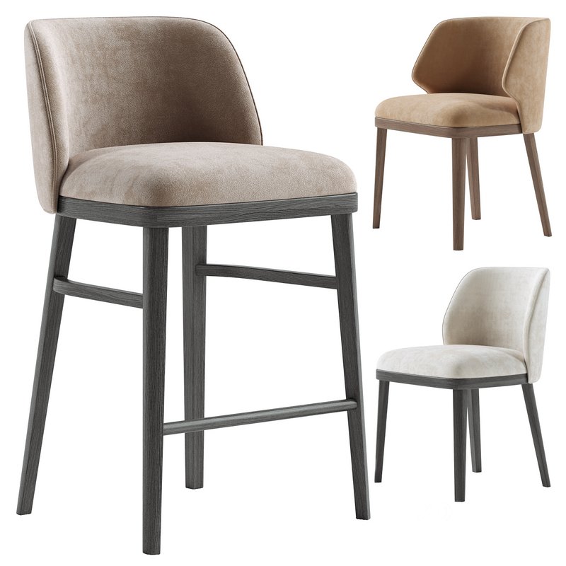 LUM BarStool & LUM Chair Image 1