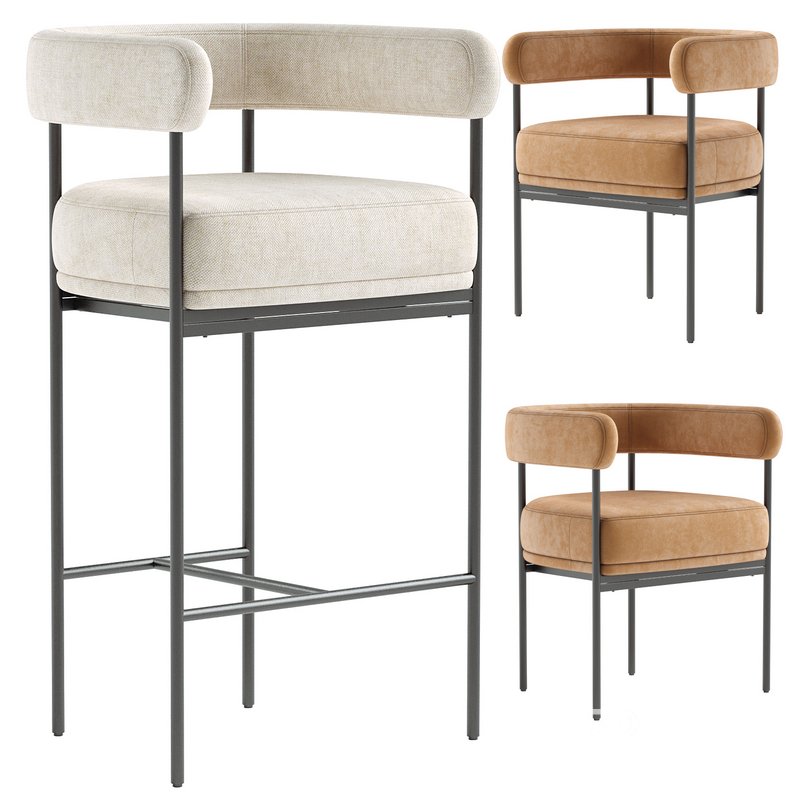 ARCADE Barstool & ARCADE Chair Image 1