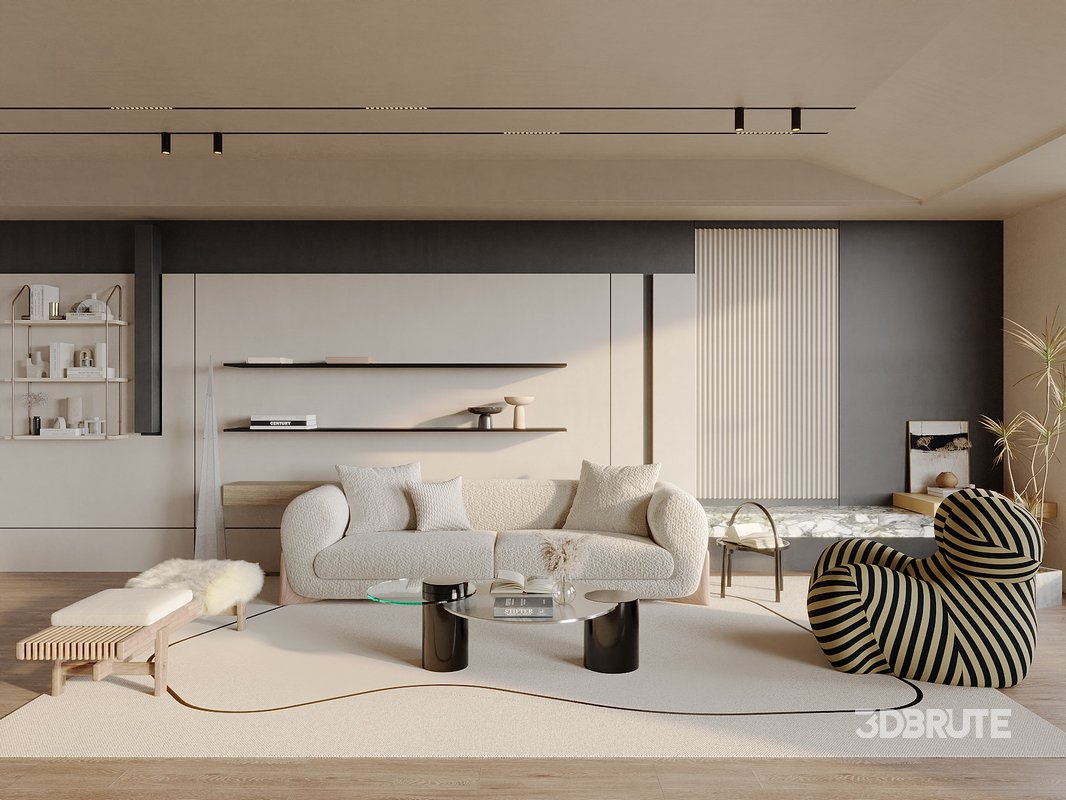 modern living room Image 1