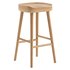 Mengwi Mango Wood Bar Stool & Weathered Oak Stool - Thumbnail 1
