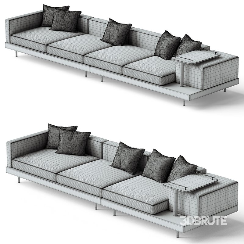 Japandi XXL Wooden Sofa 02 Image 4