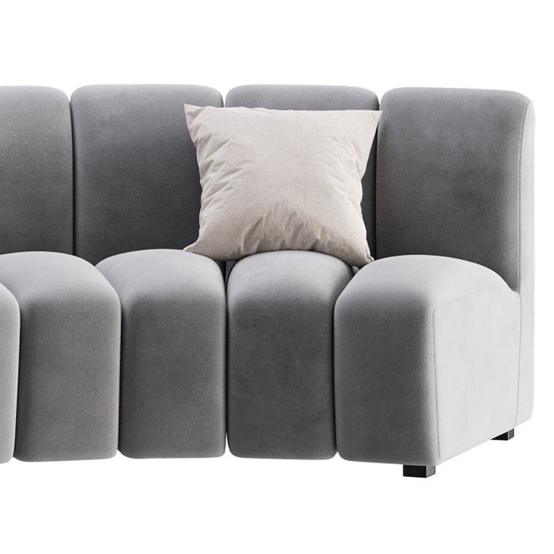 Lando modular curved seat Image 9