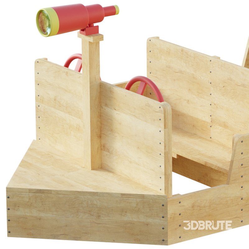 ADMIRAL WOODEN PLAY BOAT Image 10