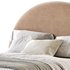Desirae Flannelette Round Shaped Headboard Bed Frame King - Thumbnail 10
