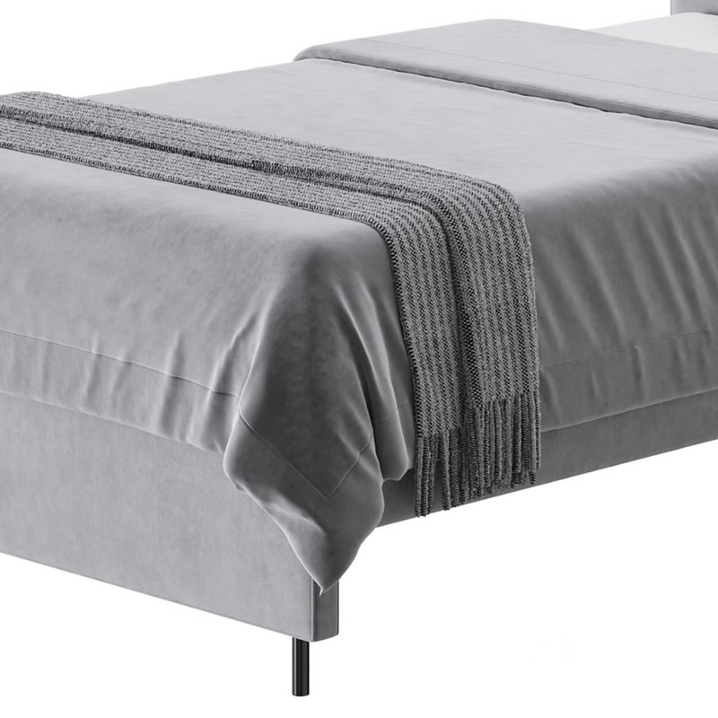Upholstered bed frame Image 9