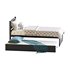 Twin Size Platform Bed Wood Bed Frame with Trundle - Thumbnail 9