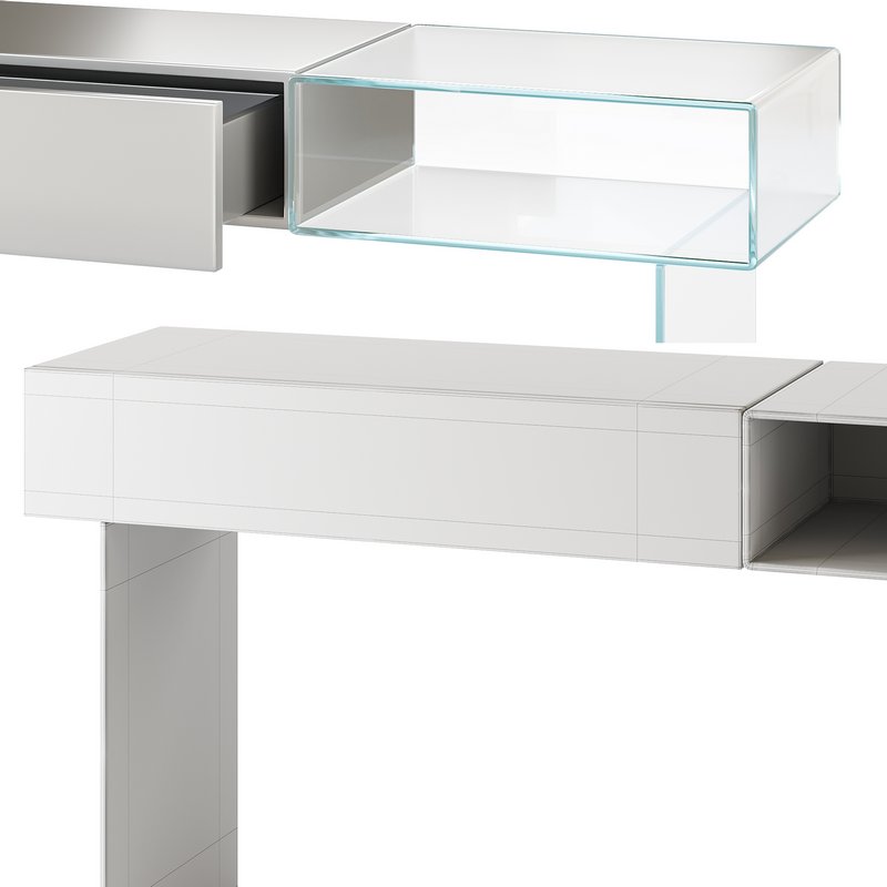 36e8 Glass Console – 1365 – Lago Image 10