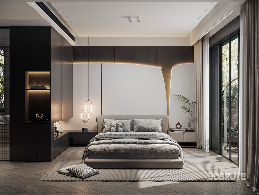 Modern bedroom Image 2
