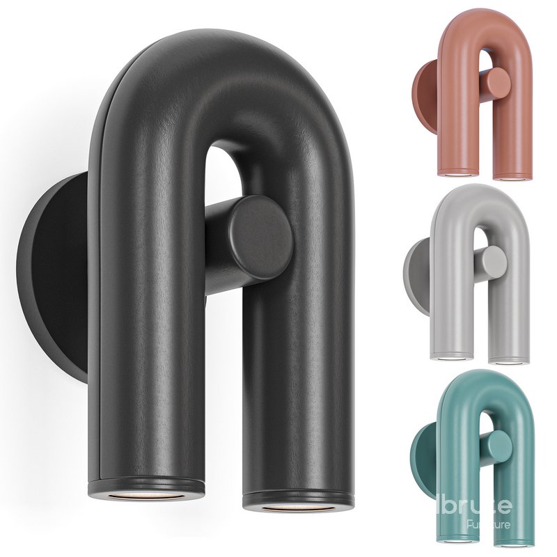 Wall lamp FANNY Black ImperiumLoft Image 1