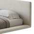 Cesar Suede Fabric Contemporary Minimalist Bed Frame King Size - Thumbnail 10
