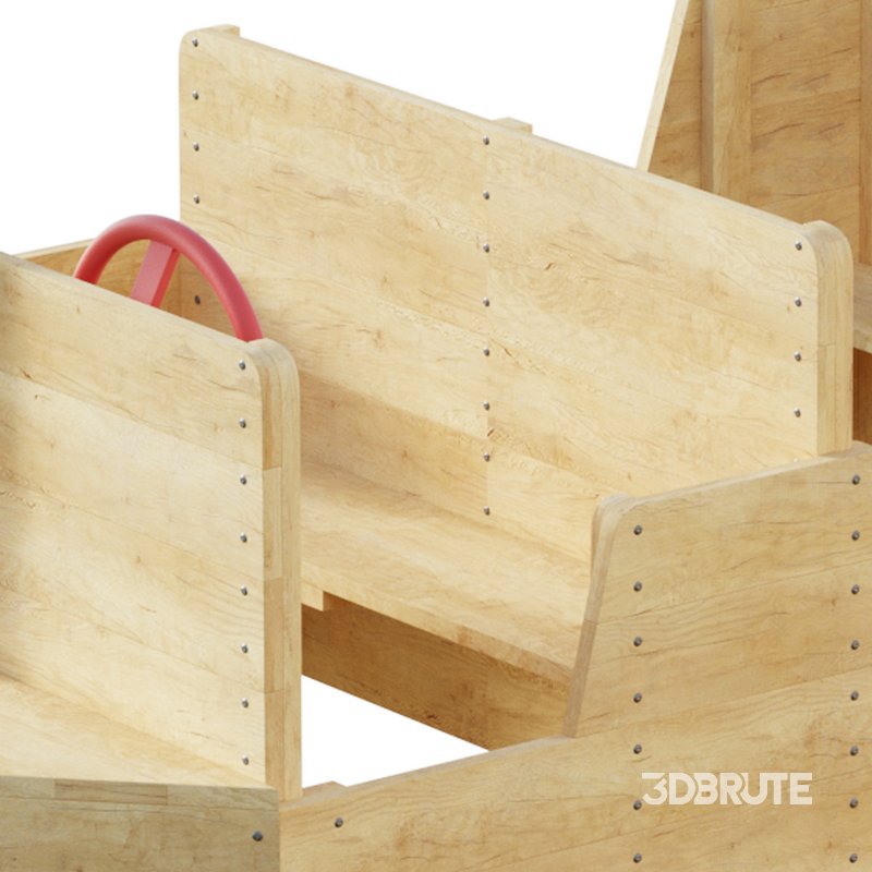 ADMIRAL WOODEN PLAY BOAT Image 11