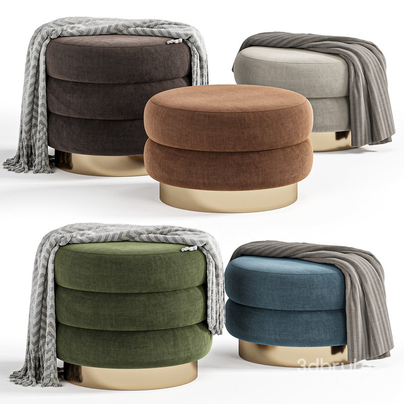 9235 CHIGNON Poufs by Vibieffe Image 3
