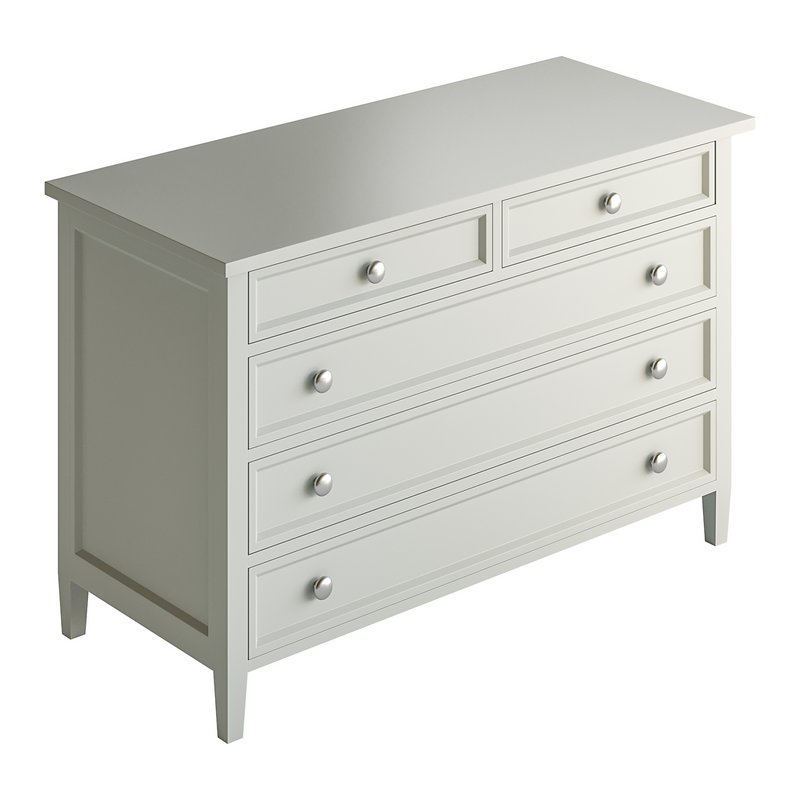 Harbor Grey 5-Drawer Dresser Image 11