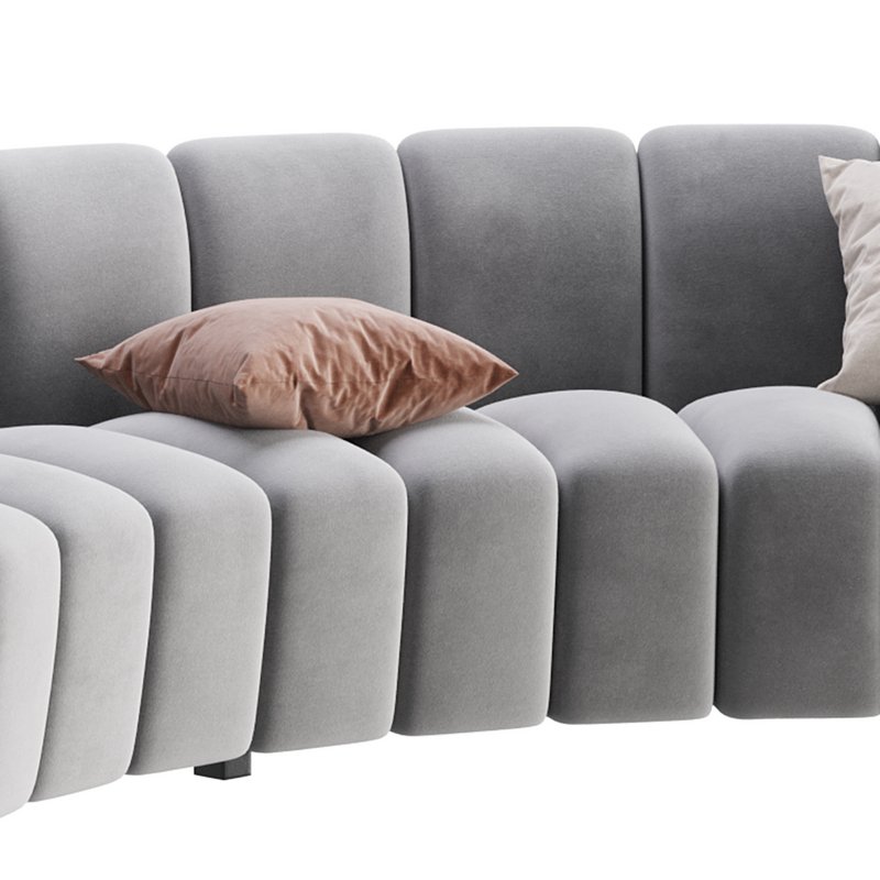 Lando modular curved seat Image 11