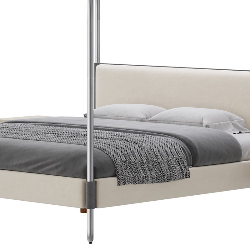 Gracia King Upholstered Canopy bed Image 12