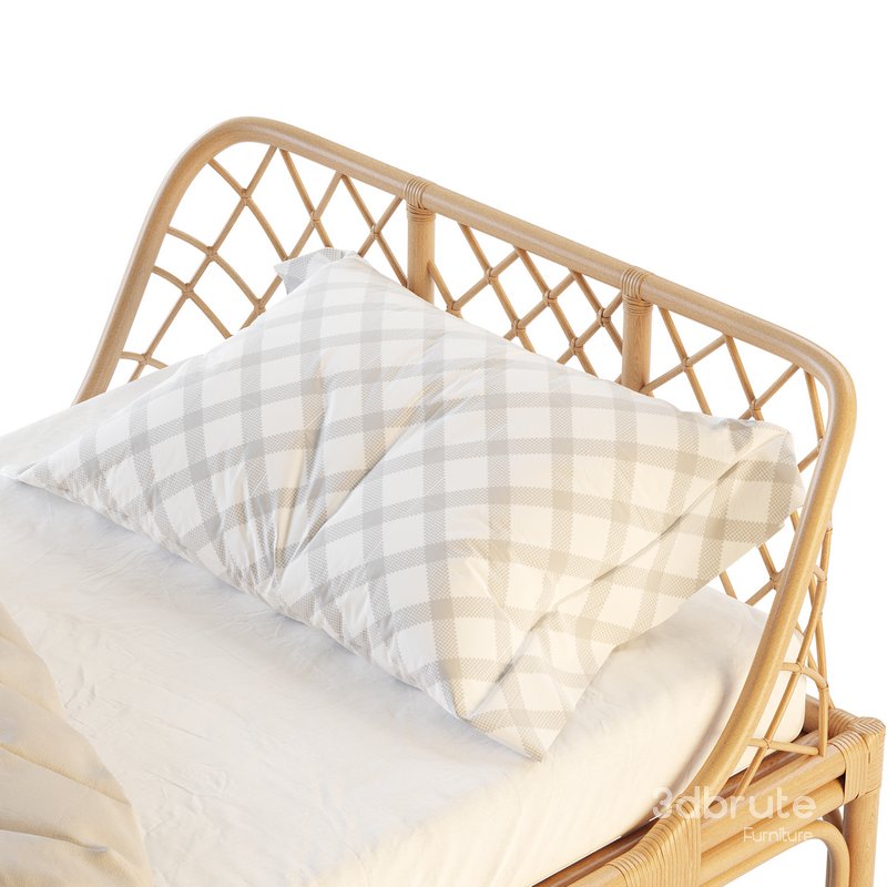Katsuki Rattan Bed Image 10