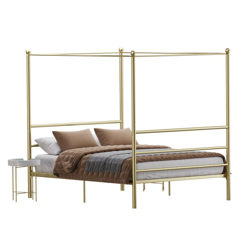 Mainstays Metal Canopy bed Image 1